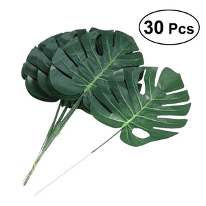 Fake Monstera Leaves